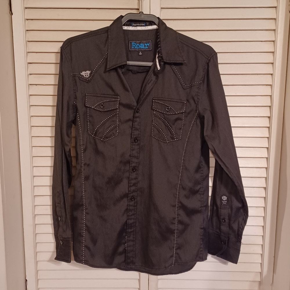 Roar mens long sleeve sz small